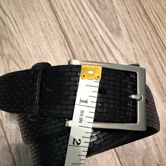 Perfect Torino black leather belt - Picture 3 of 4